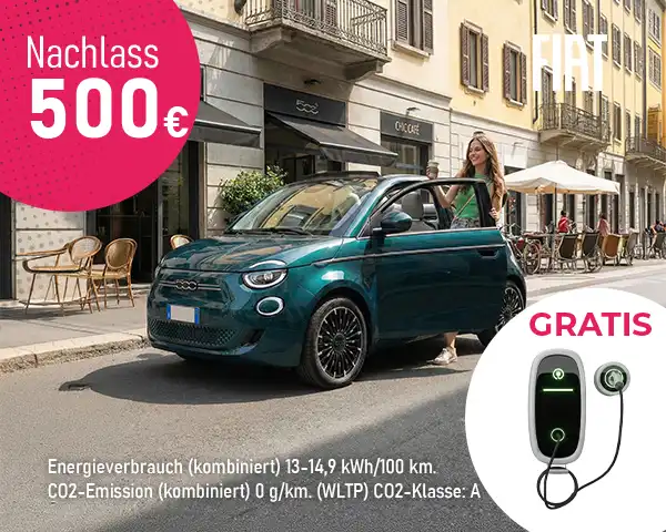 Fiat 500 Elektro inkl. GRATIS WALLBOX!